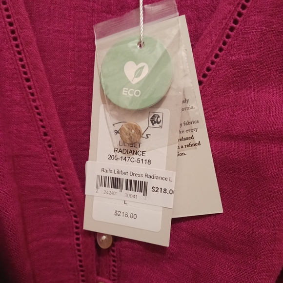 Rails Lilibet Dress Color Radiance Size Large Retail $218 - Picture 3 of 14